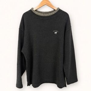 Vintage Big Dogs Men Large Sweater Embroidered Oversized Streetwear 90s Retro